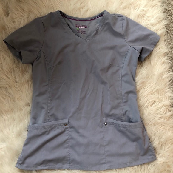 Gray scrubs